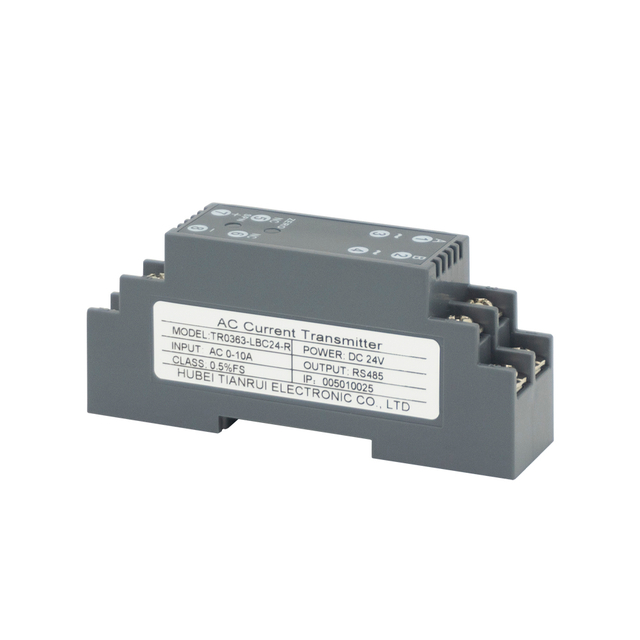 מתמר זרם AC TR0363-LBC24-R כניסת משדרי זרם AC 0~10A פלט RS485 חיישן זרם 