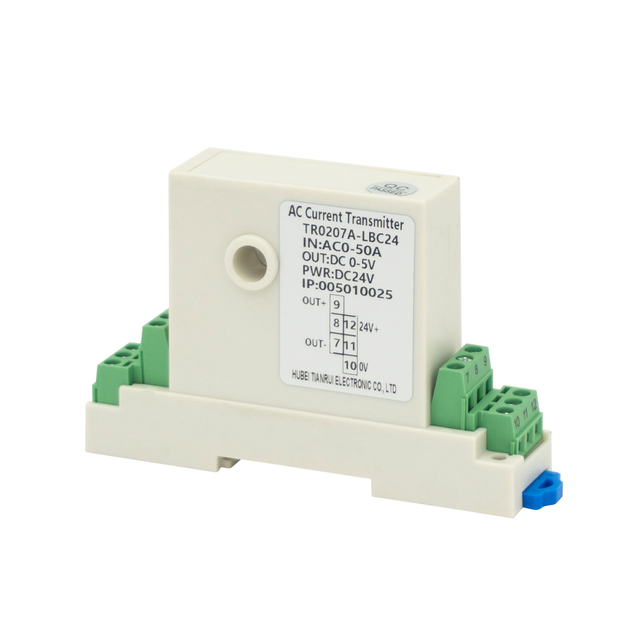 AC የአሁኑ ትራንስዱስተር ግቤት AC 0~50A ውፅዓት 0~5V TR0207-LBC24 የአሁን ዳሳሽ አምራች 